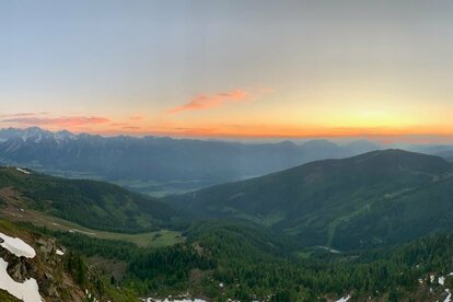 Sonnenaufgangswanderung, Wanderurlaub