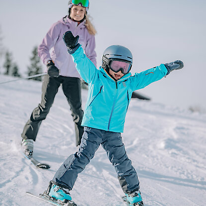 Skifahren mit der Familie